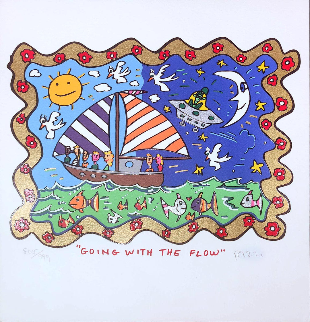 "Going with the Flow" | James Rizzi
