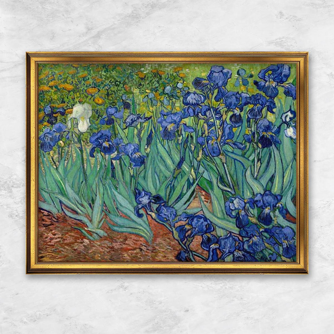 "Iris (Schwertlilien)" | Vincent van Gogh goldener Rahmen