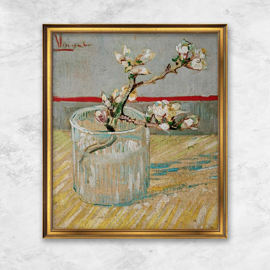 "Mandelblütenzweig" | Vincent van Gogh silberner Rahmen