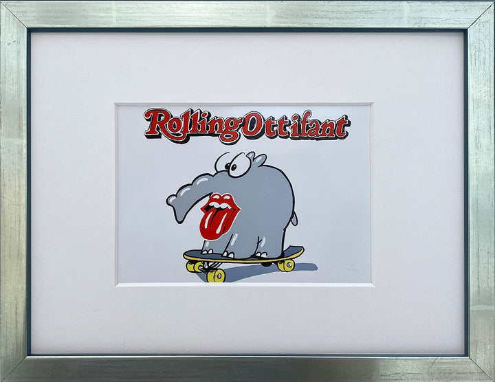 "Rolling Ottifant" | Otto Waalkes Miniprint