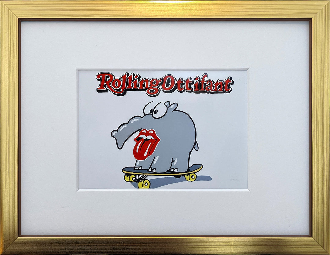 "Rolling Ottifant" | Otto Waalkes Miniprint