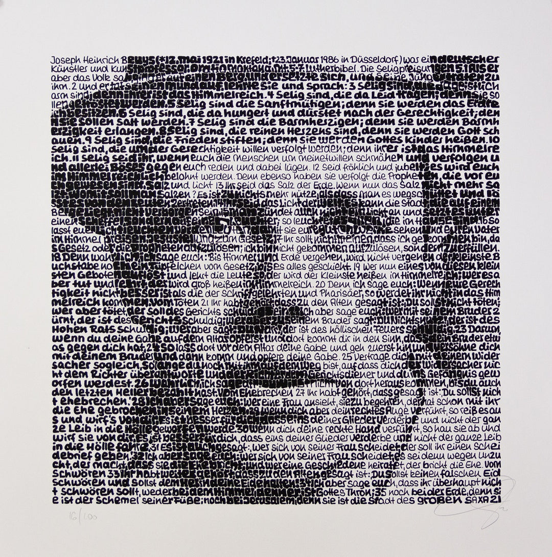 "Joseph Beuys" | SAXA