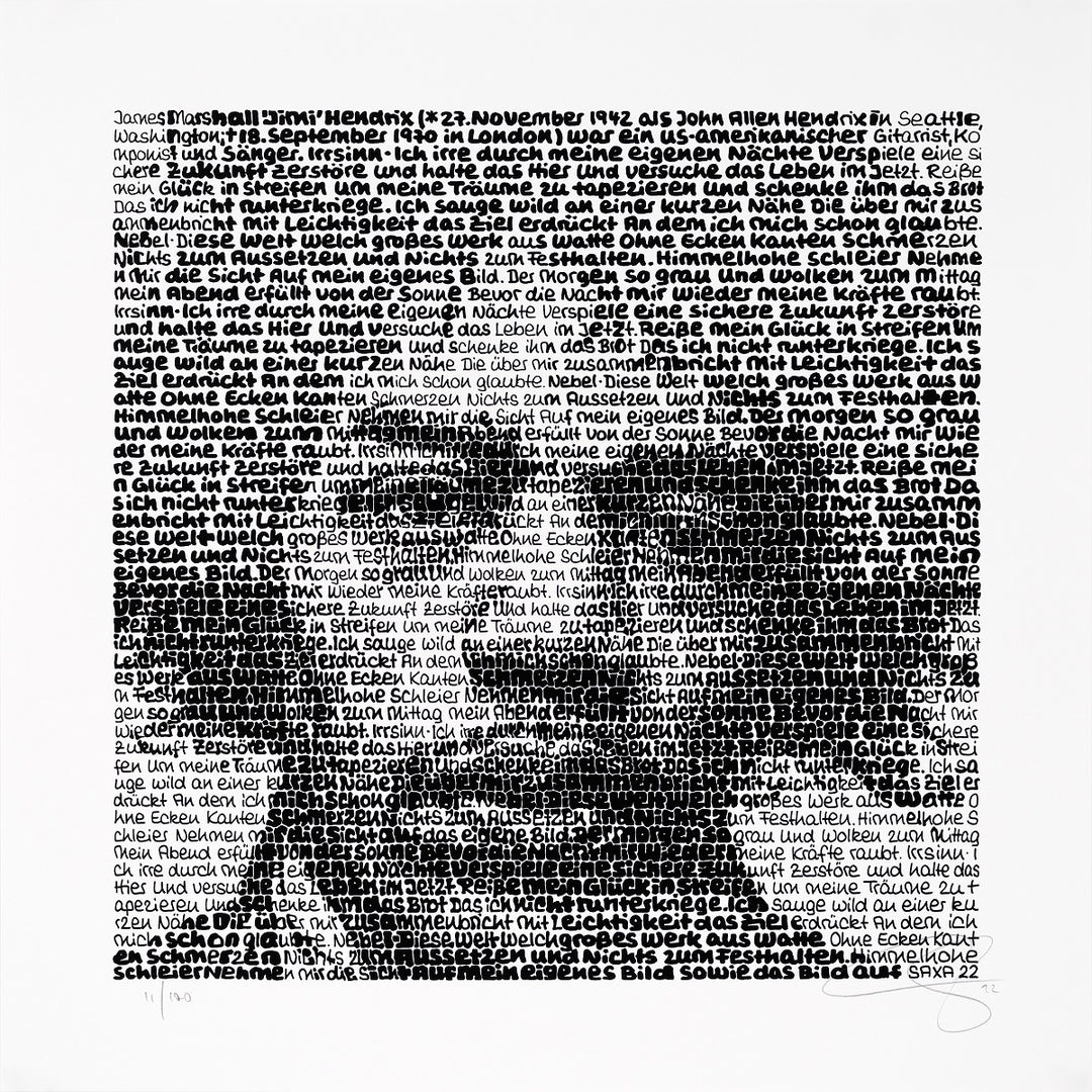 "Jimi Hendrix" | SAXA