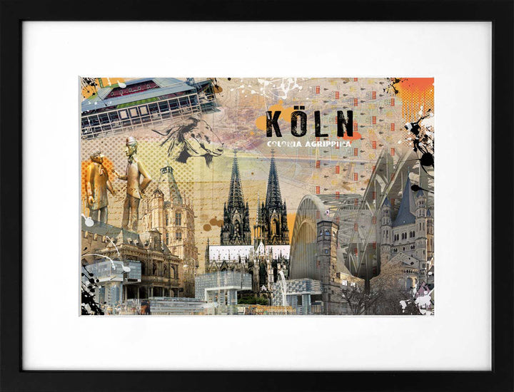 Vintage Köln | Stadtcollagen Miniprints