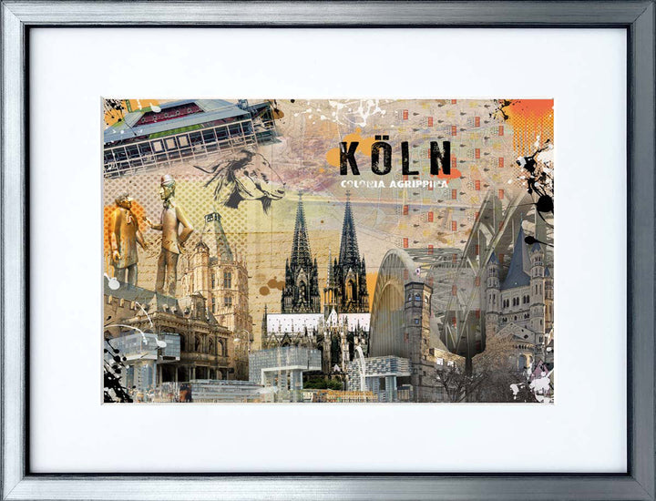 Vintage Köln | Stadtcollagen Miniprints