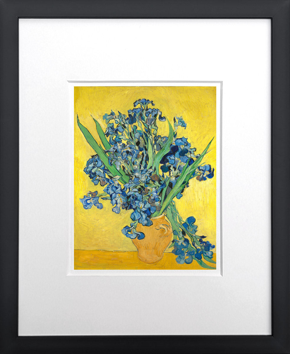 Schwertlilien - Vincent van Gogh | Meisterstücke Miniprint gerahmt