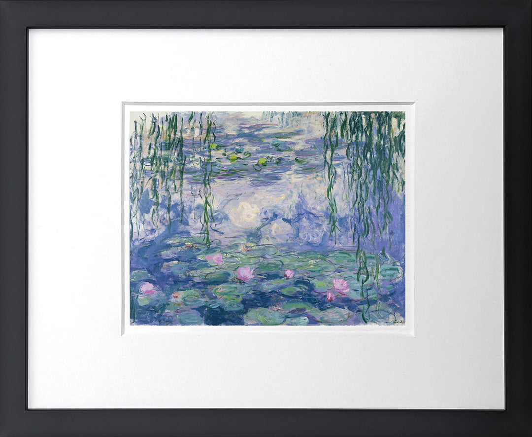 Wasserlilien - Claude Monet | Meisterstücke Miniprint gerahmt