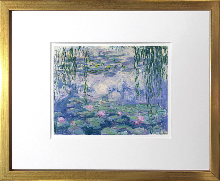 Wasserlilien - Claude Monet | Meisterstücke Miniprint gerahmt
