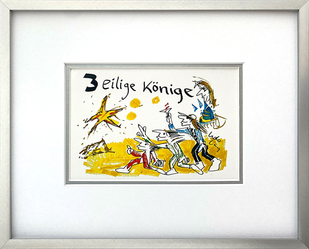 "3 eilige Könige" | Udo Lindenberg Miniprint