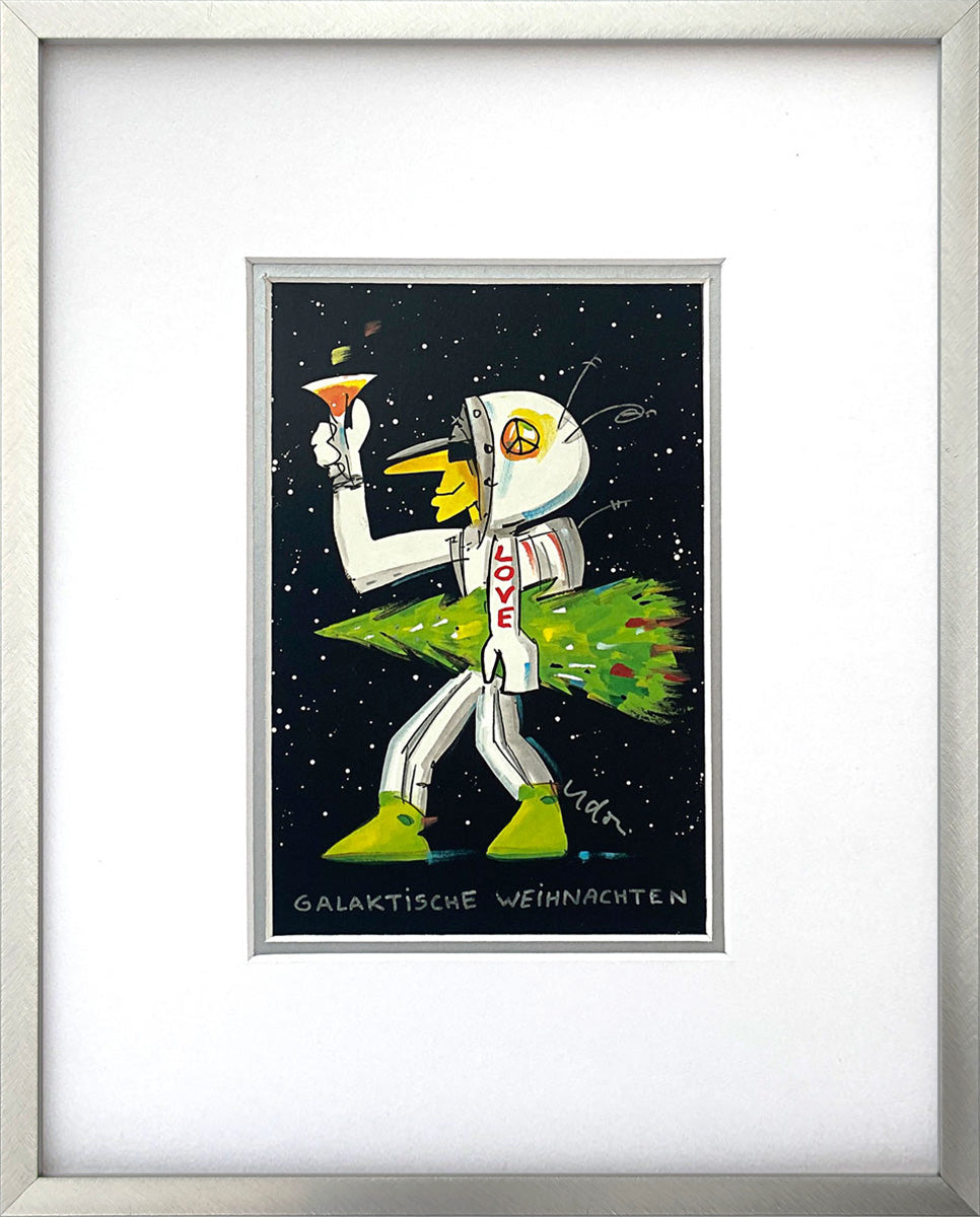 "Galaktische Weihnachten" |  Udo Lindenberg Miniprint