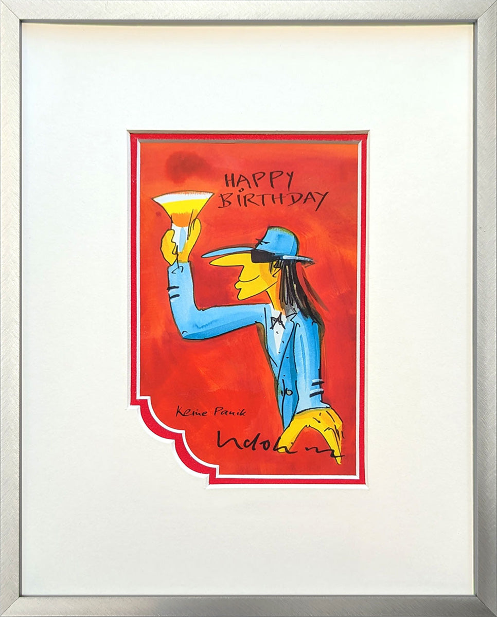 "Happy Birthday" Rote Edition | Udo Lindenberg Miniprint