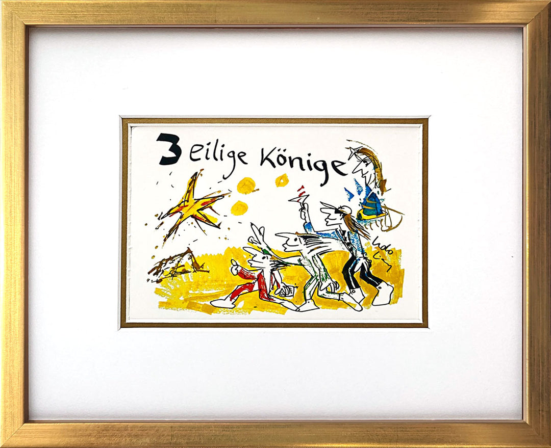 "3 eilige Könige" | Udo Lindenberg Miniprint