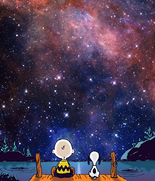 The Night’s Sky - Peanuts Giclée limitiert