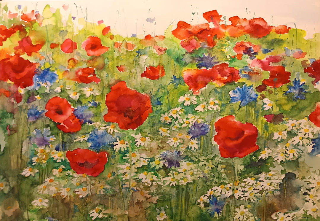 "Mohnblumenfeld" | Alexander Ginsbrug