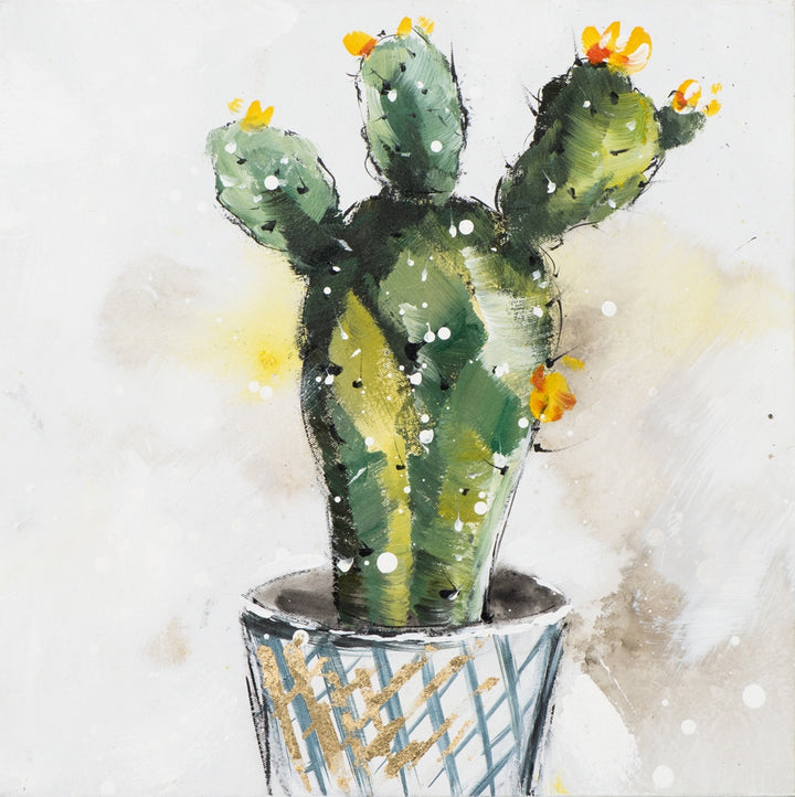 Kaktus mit Blüten