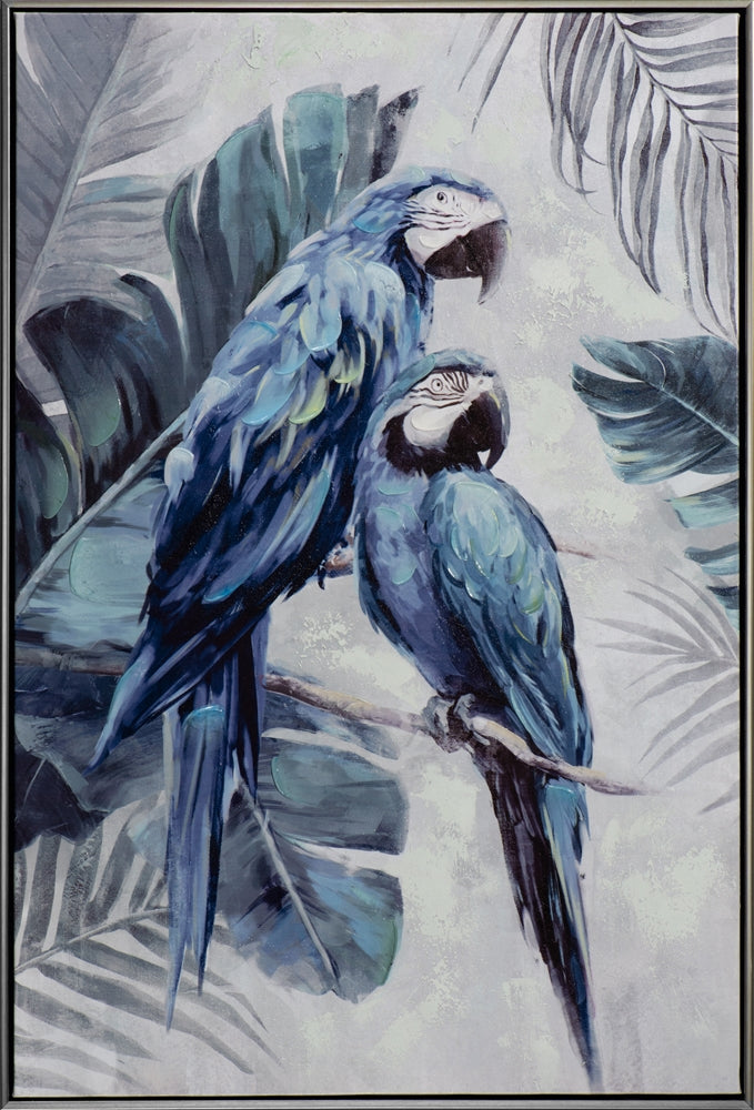 Blaue Papageien