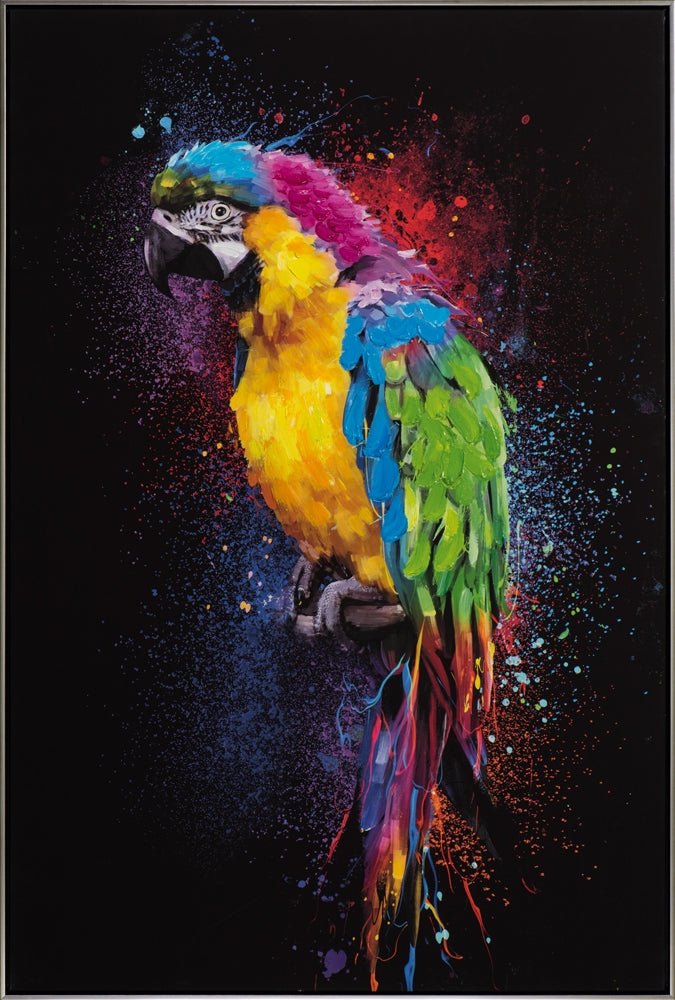 Farbenprächtiger Papagei