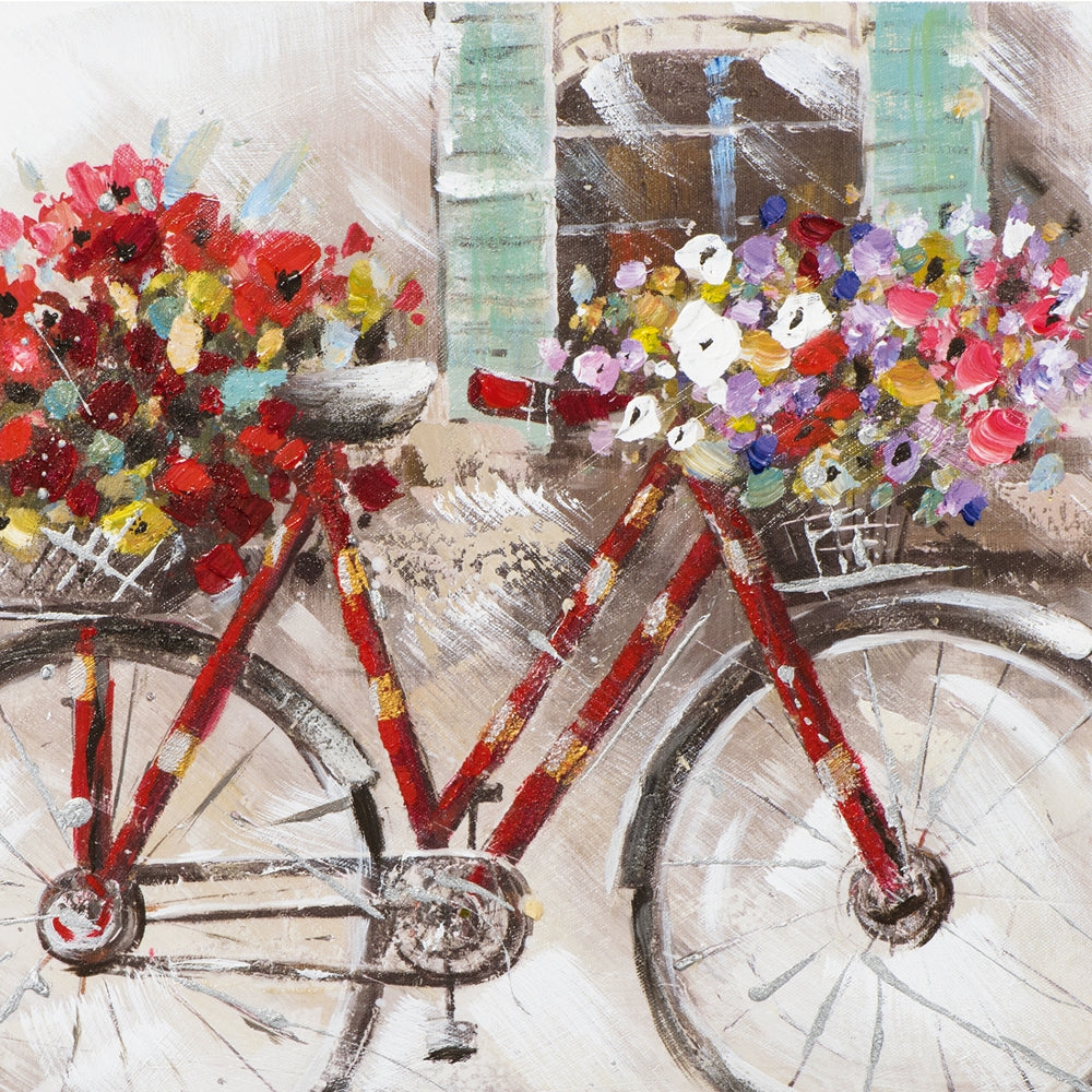 Blumen Fahrrad