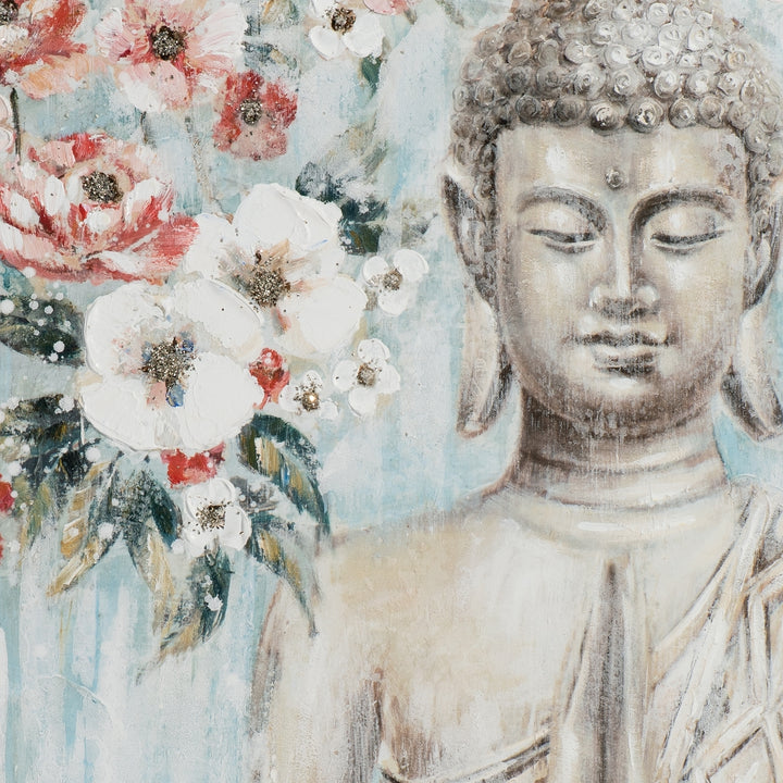 Buddha mit Blumen