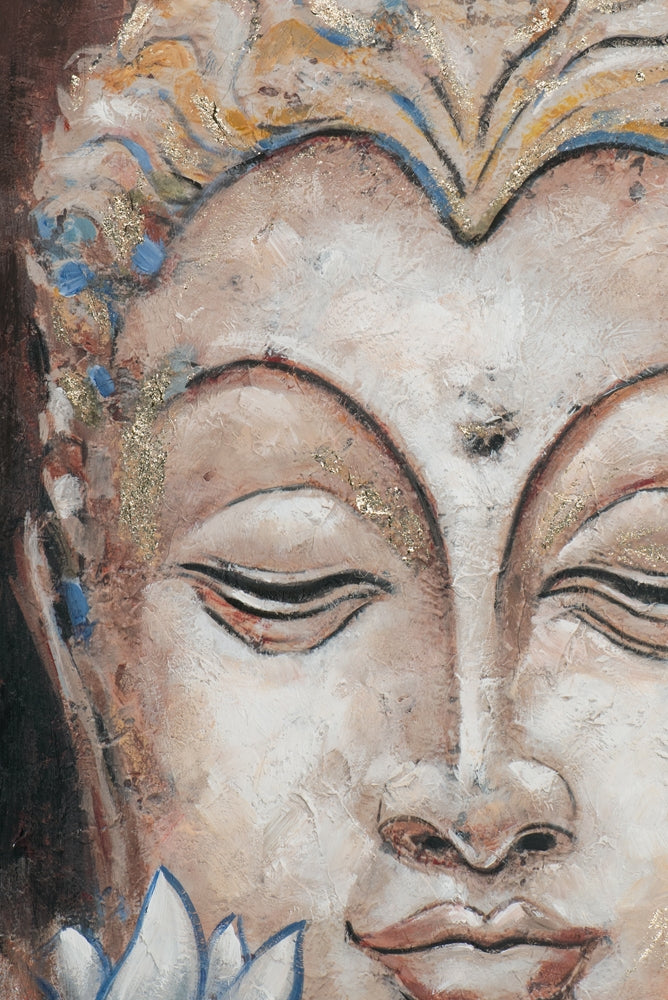 Schlafender Buddha mit Lotus