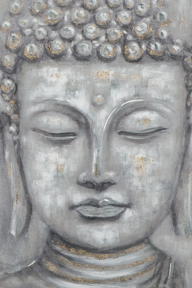 Buddha in grau
