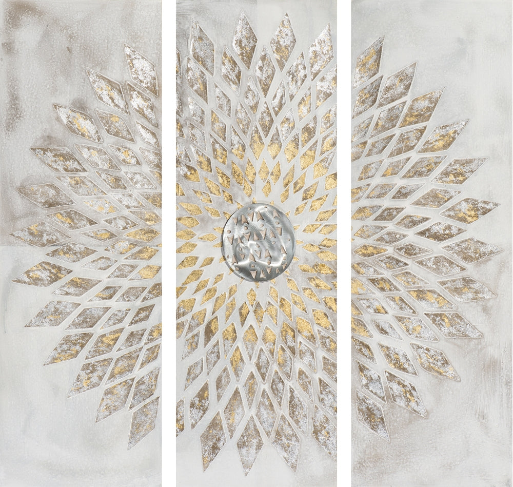 Elegantes Mandala Triptychon