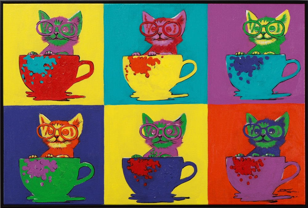 Pop Art mit Katzen