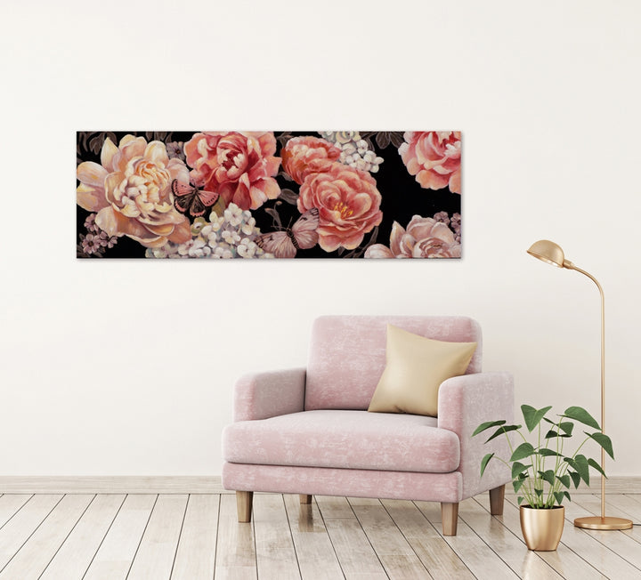 Hübsche rosa Blumen mit Hochglanz VII
