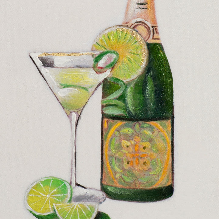 Cocktail mit Limetten