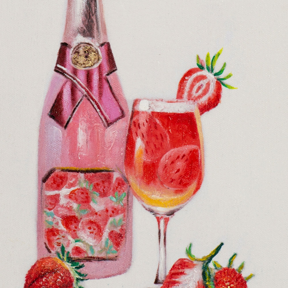 Cocktail mit Erdbeeren