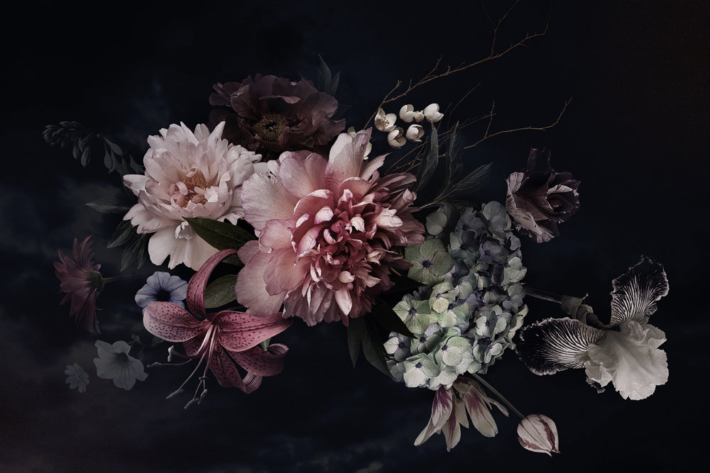 Akustikbild - Hübsches Blütenbouquet IV
