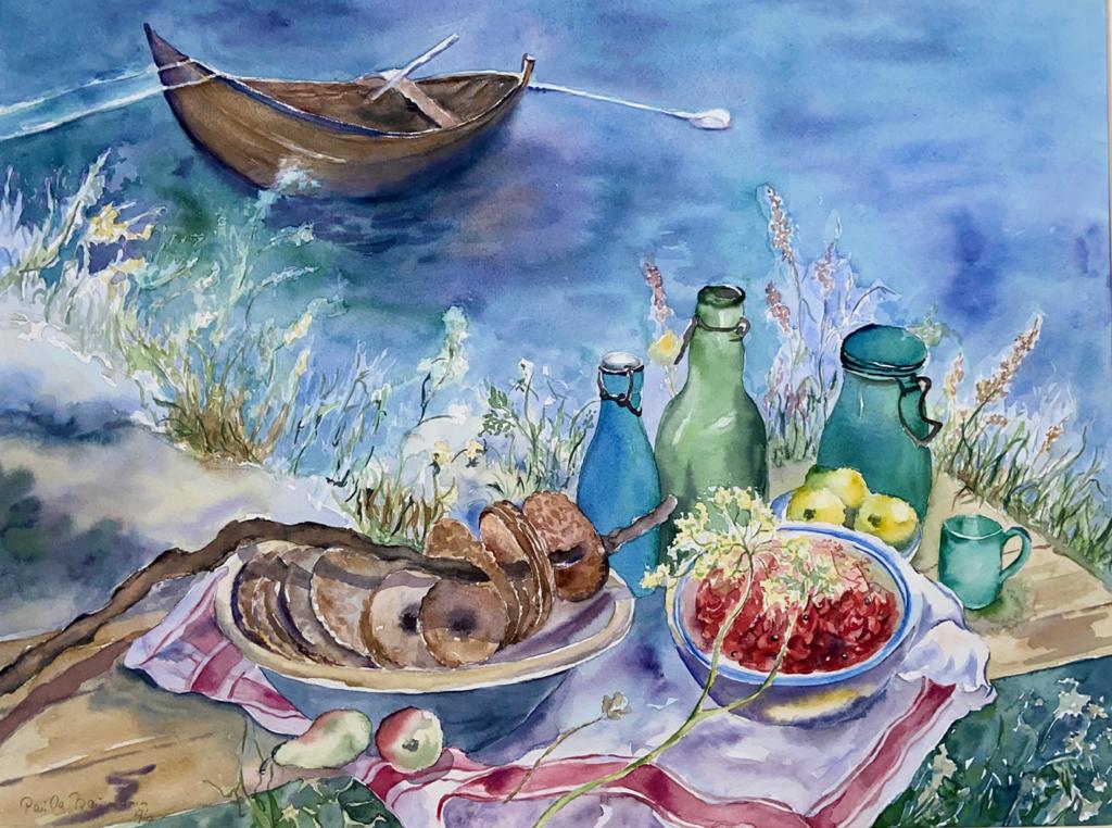 "Picknick am Wasser" | Paula Baumann