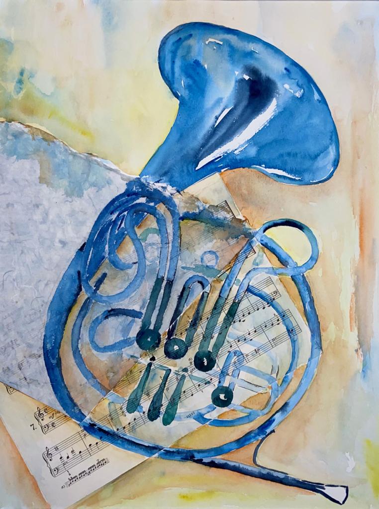 "Blaues Horn" | Gerda Runge