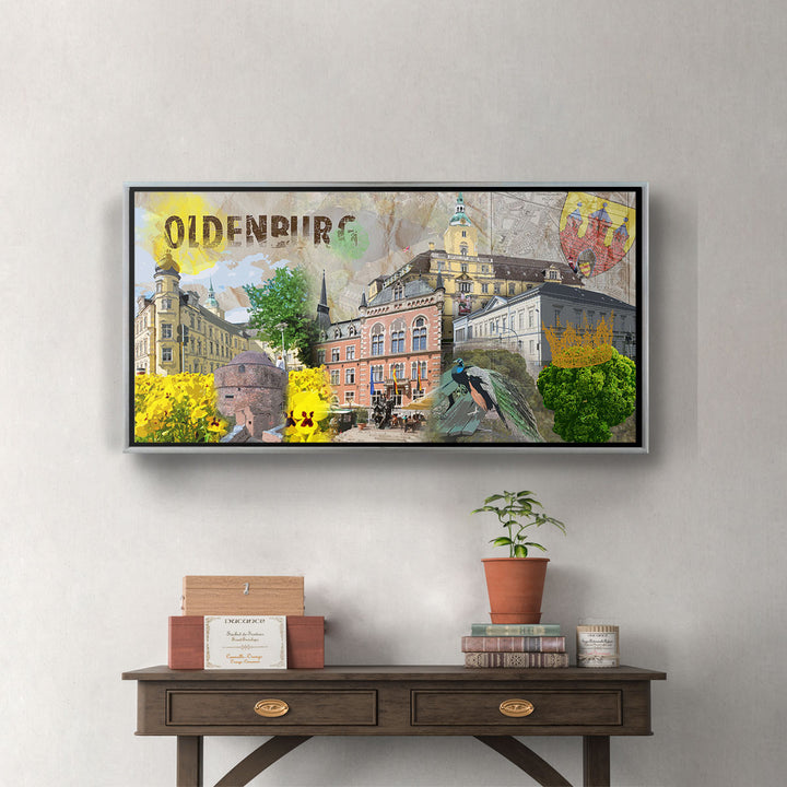 Oldenburg Collage No.1  | Giclee auf Holzkeilrahmen